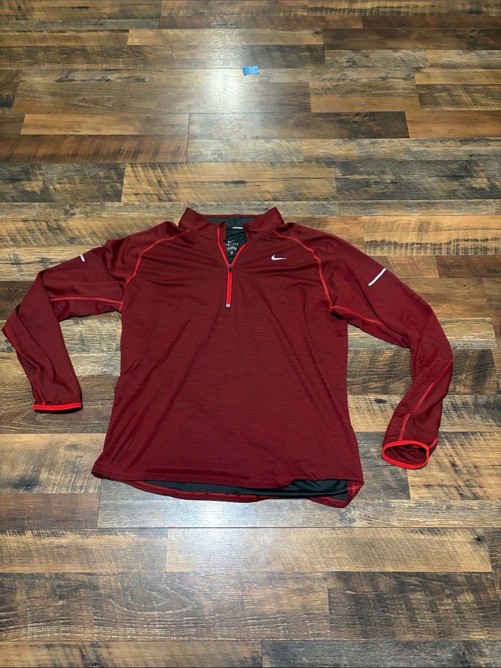 Nike Men’s Red Quarter-Zip Performance Jacket